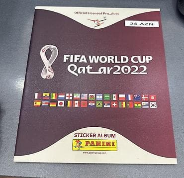 Məhsul: Futbol turnirlərinə aid rəsmi stiker albomları dəsti Tərkib — 4