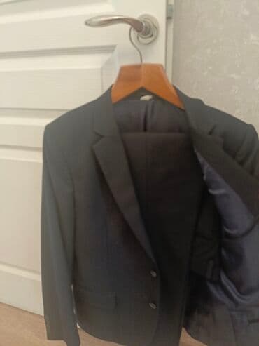 kişi ucun klassik qara kostyum: Kostyum, Demisezon, 7XL — 1