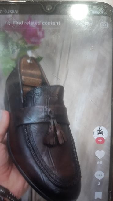 Məhsul: Klassik kişi mokasinləri - Rəng: Tünd qəhvəyi - Üst material