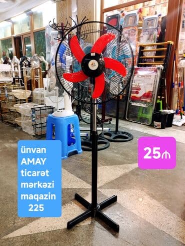 Boşqablar: Fərqli rənglərdə və ölçülərdə mövcud olan bu səyyar ventilyatorlar — 2