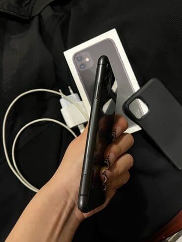 iphone 11 qiymeti 2 ci el: IPhone 11, Qara, Face ID — 8