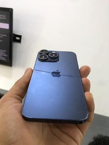 apple m1: IPhone X, 256 GB, Mavi, Qırıq — 2