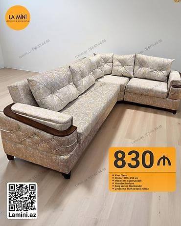 kohnə kreslo: Künc divan, Açılan, Bazalı, Parça, Şəhərdaxili pulsuz çatdırılma — 1