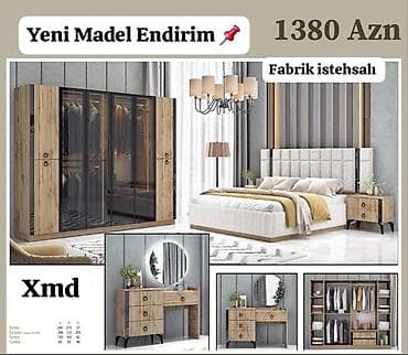otaq desti: Yataq otağı mebel dəsti – Fabrik istehsalı Qiymət: 1380 AZN “Yeni — 1