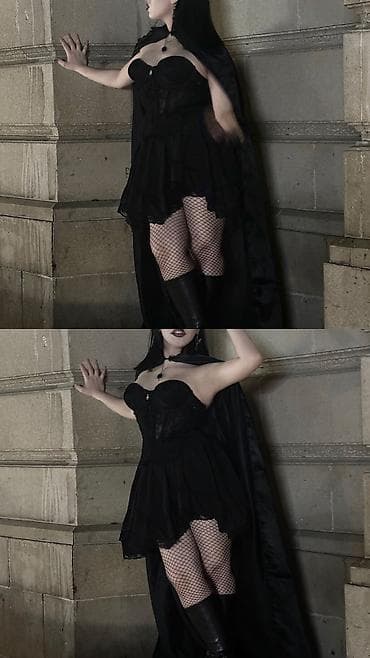 tibbi masa: Yubka və korset ikisi də Shein'dən Halloween üçün alınıb.Korset M — 2