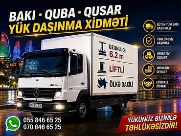 Bakı–Quba–Qusar istiqamətində yükdaşıma xidməti - Bütün növ yüklərin