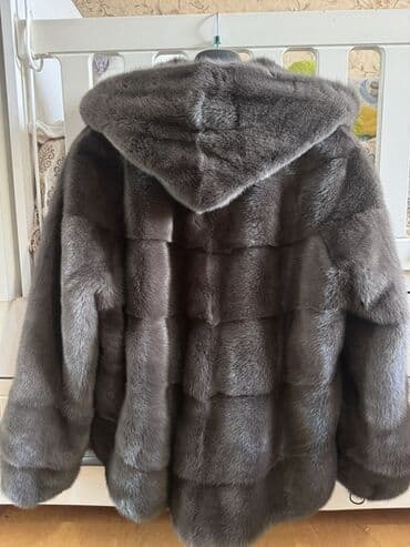 qış koftaları: Kürk, 2XL, rəng - Boz — 8