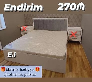 yatak ikinci el: Yeni, İkinəfərlik çarpayı — 1