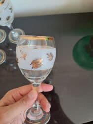 xurusdal qablar: Qədəhlər, rəng - Bej, Şüşə, 6 ədədli dəst, Azərbaycan — 1