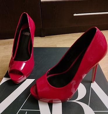 Digər ayaqqabılar: Ölçü: 38, rəng - Qırmızı, İşlənmiş — 4