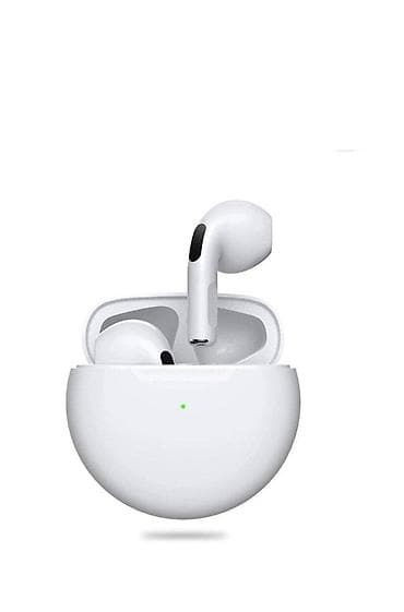 Air Pro 6. Tam simsiz qulaqlıq – kompakt şar formalı şarj qutusu ilə — 1