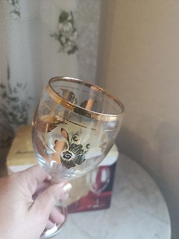 derman qabi: Qədəhlər, Şüşə, 6 ədədli dəst, Türkiyə — 2