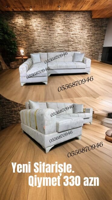 Sifarişlə restoran mebeli: Künc divan, Qonaq otağı üçün, Parça, Bazalı, Açılan — 9