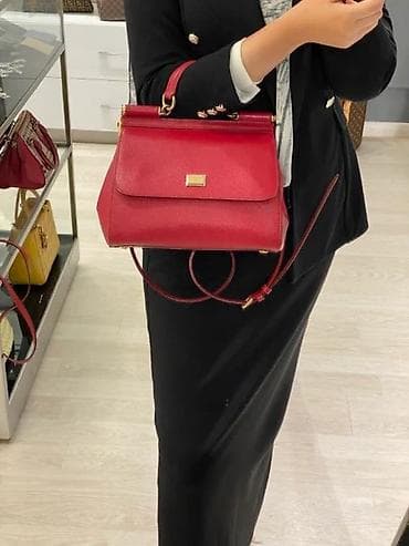 orginal canta: Dolce&Gabbana Sicily Bag Medium Size alinib 3000azn demirinde reng — 5