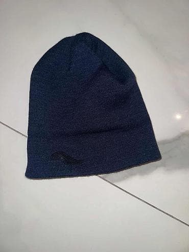 mili geyim: Joma brendinin tünd mavi rəngli toxunma papağı - Model: Joma beanie - — 2