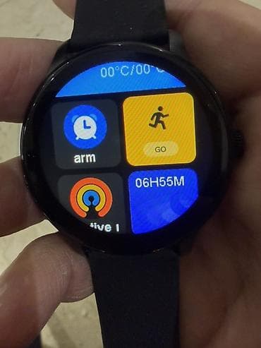 smart saat satisi: Yeni, Smart saat, Smart, Sensor ekran, rəng - Qara — 8