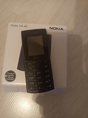 nokia 2600: Nokia 105 4G, rəng - Qara, Düyməli — 3