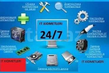 kamera çəkir: Help Desk kompiyuter IT Xidmetleri Çağırışla kompüter xidmətləri — 1