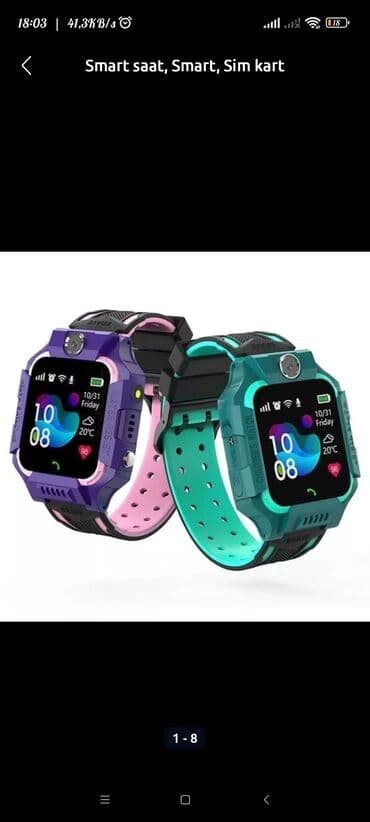 uşaq kamera: Qız və oğlan uşağı üçün saatlar.Yenidir.Her biri 20manat — 2