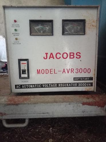 jacobs: JACOBS AVR3000 – AC Avtomatik Gərginlik Stabilizatoru (3000 VA) - — 2