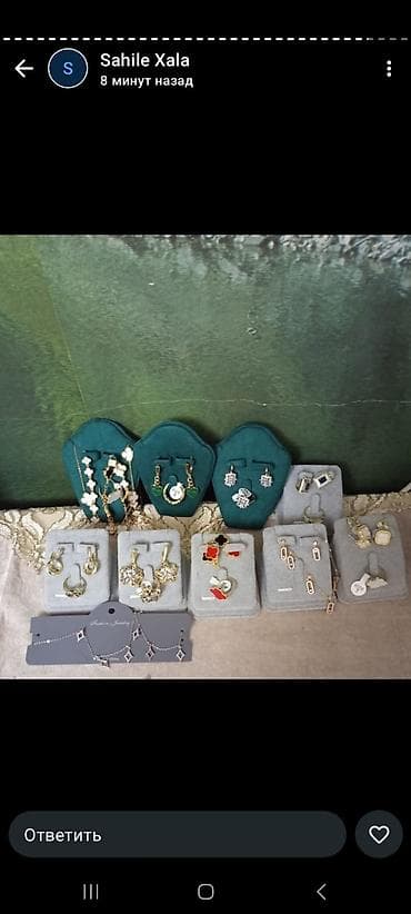 mattpear m plus: Zərgərlik dəstləri və aksesuarlar aksesuarlarin qablarida satilir — 2