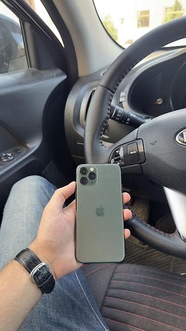 iphone 3 pro: IPhone 11 Pro, 256 GB, Matte Midnight Green, Face ID — 1