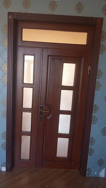 İşlənmiş Otaq qapısı 90x240 sm Şəbəkə ilə, Ünvandan götürmə — 3