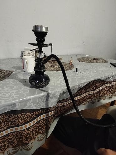 alpha qəlyan: Mini nargilə seti - Kompakt ölçülü, stolüstü model – ev və məkanlarda — 2