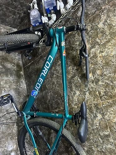 velsovet: CORLEONE dağ velosipedi - Gövdə: Alüminium “hardtail” çərçivə, yaşıl — 1