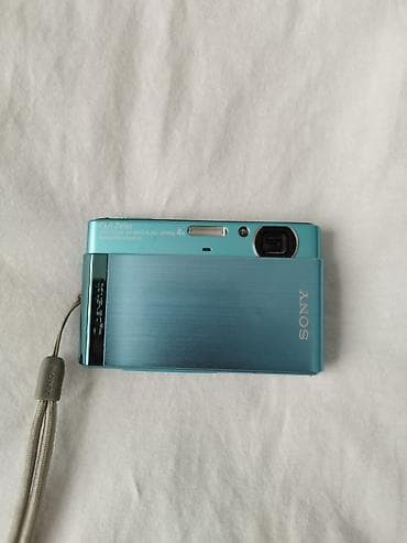 playstation 2 memory card: Sony Cyber-shot kompakt fotoaparat - Rəng: Mavi (alüminium — 4