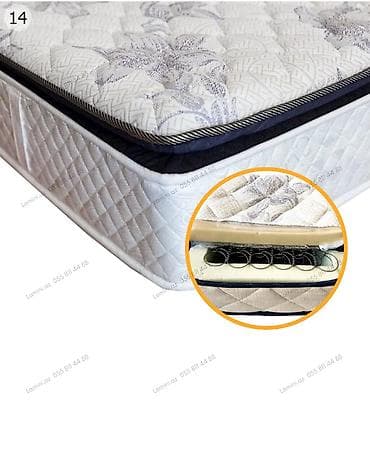 matraslar: Matras – 160 × 200 sm Rahat yuxu üçün ortopedik yaylı quruluşlu — 1