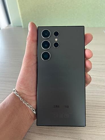 Samsung Galaxy S24 Ultra, 256 GB, rəng - Qara, Simsiz şarj