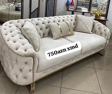 2 divan: Divan, Açılmayan, Bazasız, Vеlur parça — 1
