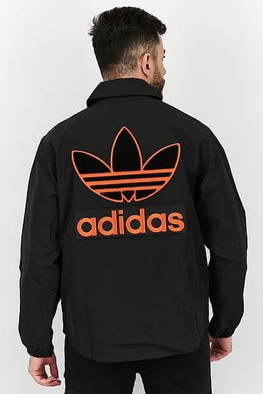 şalvar cins: Məhsul: Adidas Originals kişi yüngül jaketi - Rəng: qara, parlaq — 2