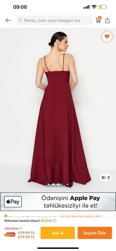 ikinci el don: Toy ucun🥰 çoxx səliqəli 1 dəfə toya geyinilib.
Təzə kimidi — 1