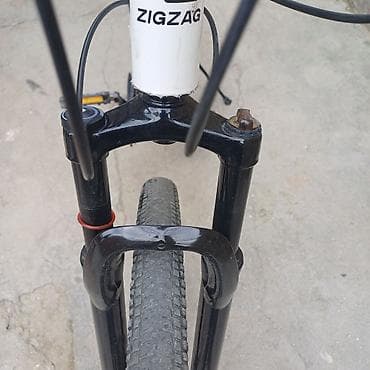 ZIGZAG şəhər/trek velosipedi - Rəng: ağ-qara (ZIGZAG loqosu) - — 9