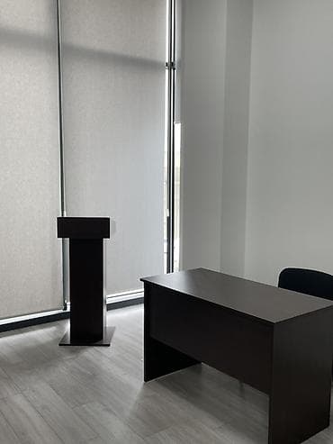 Ofis oturacaqları: Ofis mebeli dəsti – tünd qəhvəyi rəngdə - Yazı stolunun ölçüləri — 1