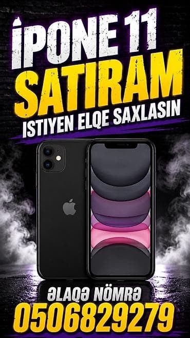 iphone 12 qiymetleri: IPhone 11, 64 GB, Qara, Face ID — 4