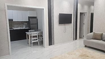 güneşlide kiraye ev: AYLIQ KİRALIQ AİLƏVİ MODERN HƏYƏT EVİ - Plan: Geniş zal və mətbəx — 7