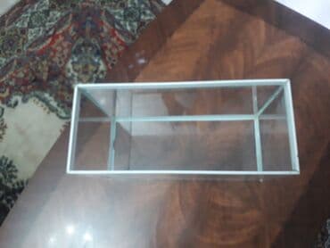 akvarum matoru: Dördbucaq akvarium, Boş, 40 l, Ünvandan götürmə — 2