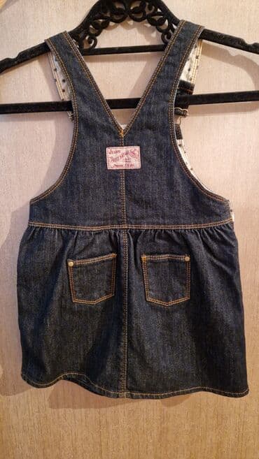 cins şalvar modelleri 2022: Cins şalvar, Qız üçün, 3 - 4 yaş — 2