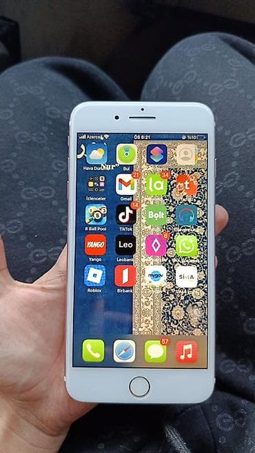 i̇phone telefon: IPhone 7 Plus, Rose Gold, Barmaq izi — 3