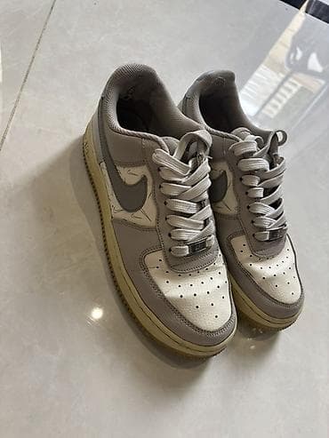 Nike air force original Krossovka – ağ və boz rəng kombinində — 2