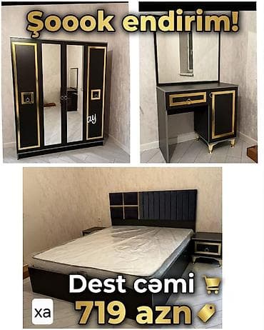 Yataq otağı mebel dəsti – 719 AZN Zövqlü və müasir dizaynda lalafo.az -da Yataq otağı mebel dəsti – 719 AZN Zövqlü və müasir dizaynda