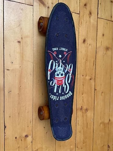Skateboard – “Street King” dizaynlı mini kruizer - Kompakt plastik