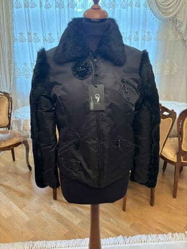 nişan dekor: Palto, 6XL, rəng - Qara — 4