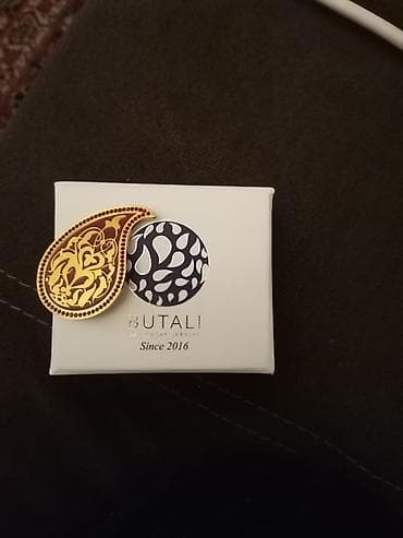 BUTALI brendi brosş – milli buta motivli metal nişan - Dizayn — 2