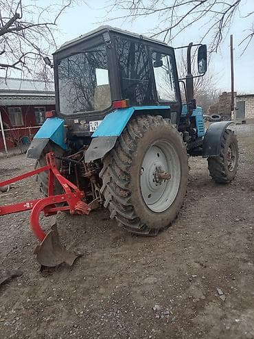 tekeri: Belarus MTZ 1221 təkərli traktor + asqıda torpaq frezesi/torpaq — 2
