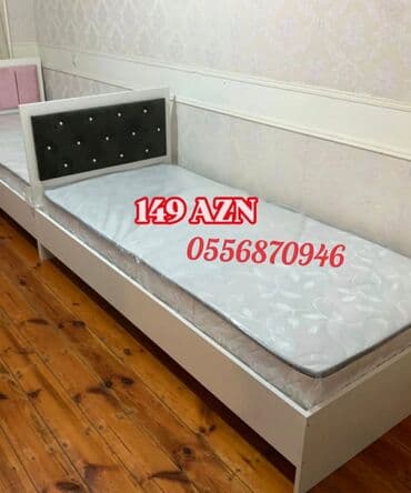 divan çarpayı: Yeni, Təknəfərlik çarpayı, Bazasız, Matras ilə, Siyirməsiz, Azərbaycan — 2