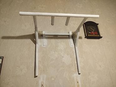 Turniklər və bruslar: Divar üçün turnik (çəkic çubuğu) - Material: metal boru konstruksiya — 4